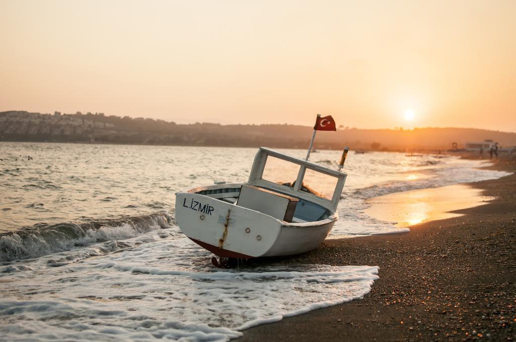 Mali Beach Aparthotel Siğacık Buitenkant foto